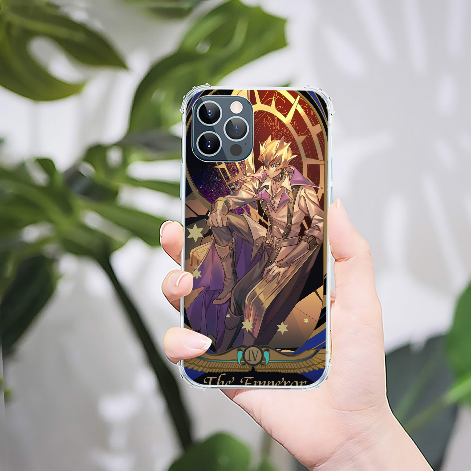 （画像用） 遊☆戯☆王 Yu-Gi-Oh! 【iPhone 12シリーズ対応】透明スマホケース（クリアソフトケース）